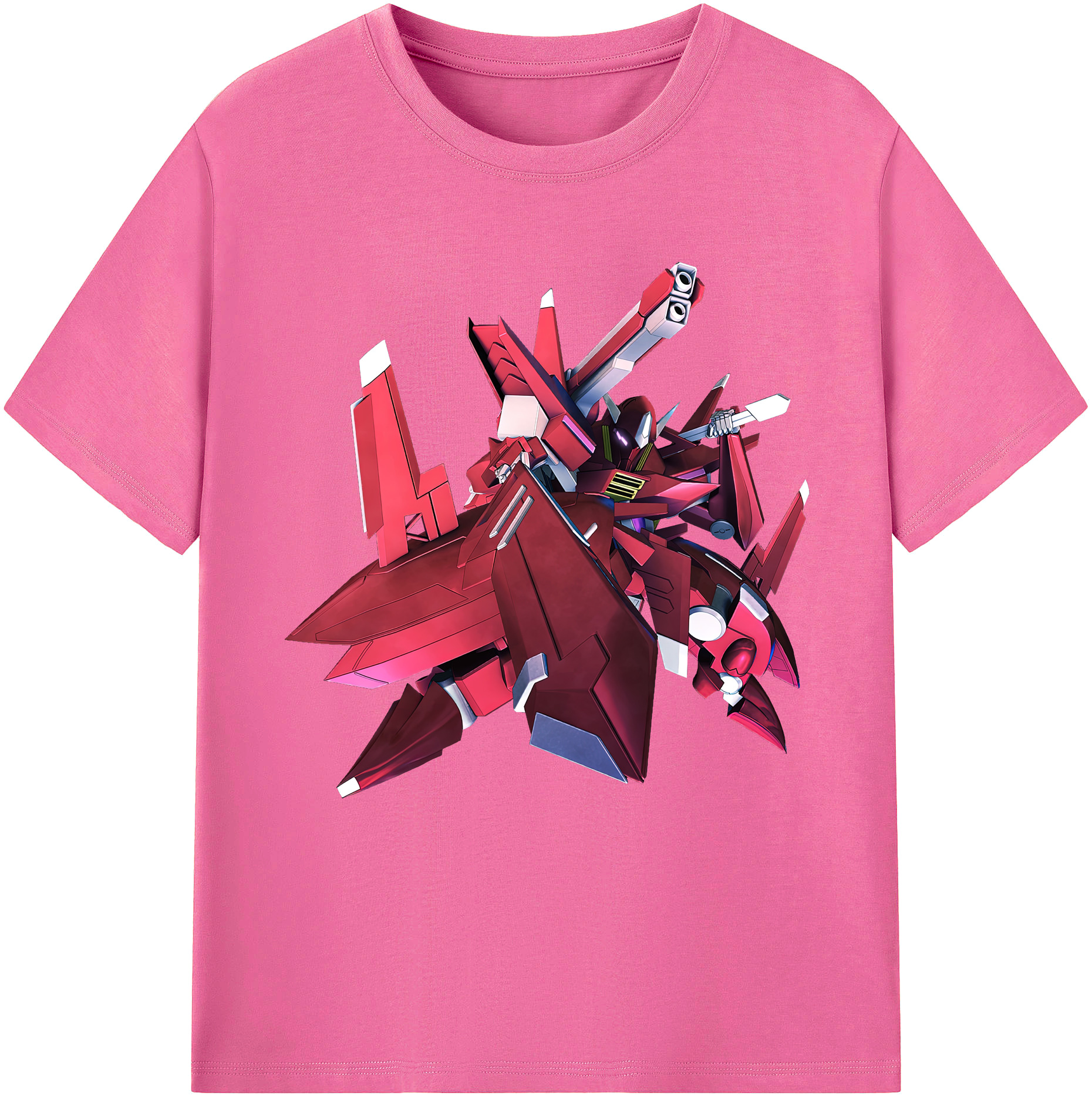 （画像用） 機動戦士ガンダム Mobile Suit Gundam レディースカジュアルプリントTシャツ（綿100％）